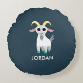 スタンリーヤギ ラウンドクッション (正面)