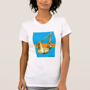 スタンリー怠惰-軽い青 Tシャツ