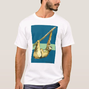 スタンリー怠惰-青 Tシャツ