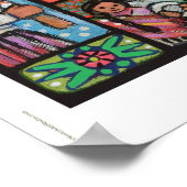 スタンリー賛美ー・ローザー・ポスト、米国初の殉教生まれ者。 ポスター (角)