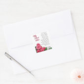 スタンリーMathis著私の最初愛詩歌の芸術 スクエアシール (封筒)