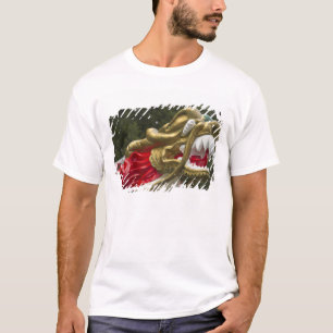 スタンレーパークの中国のドラゴンボートの船首像 Tシャツ
