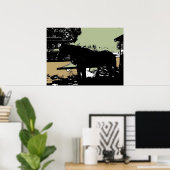 スタンレーパークの有名なトロリーホース ポスター (ホームオフィス)