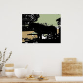 スタンレーパークの有名なトロリーホース ポスター (キッチン)