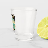 スタンレーパークバンクーバーカナダトラベルアートヴィンテージ ショットグラス (右)