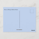 スタンレーフォークランド諸島の住宅 ポストカード (裏面)