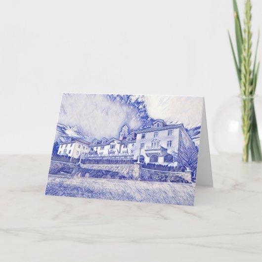 スタンレーホテルエステスパークコロラド ノートカード (正面)