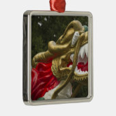 スタンレー中国のパークのドラゴンボート船首長 メタルオーナメント (右)