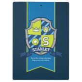 スタンレー文字Sクマの紋名は青 クリップボード (裏面)