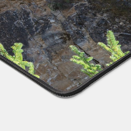 スタンレー秋、カナダ自然美しい、滝 デスクマット (コーナー)