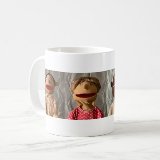 スタンレー、おばあちゃんブレア、ノルマン氏とサンディ氏 – マグカップ (正面左)