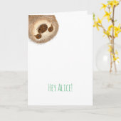 スタンレ考えるー・スロスのお客様のカード カード (黄色い花)