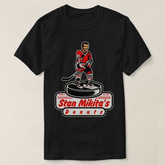 スタン・ミキタス・ドーナツ・ウェインズ・ワールド Tシャツ (デザイン正面)