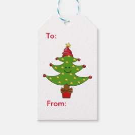 スターお洒落ツリー ギフトタグ