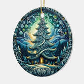 スターお洒落リーナイトクリスマスツリーオーナメント セラミックオーナメント (左)