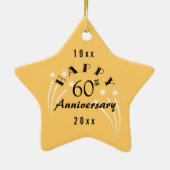 スターお洒落60周年記念ギフト – クリスマス セラミックオーナメント (裏面)