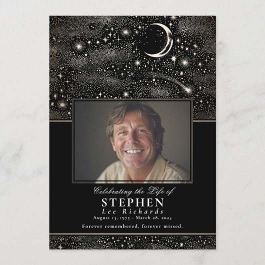 スターお祝い・オブ・ライフ写真追悼式 プログラム (正面)