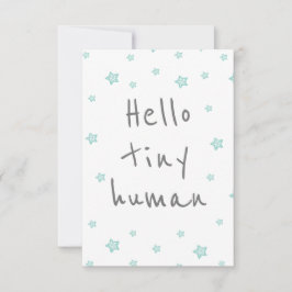 スターかわいいウェルカムベビー/誕生おめでとう カード