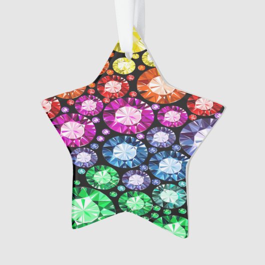 スターきらきら光るオーナメント オーナメント (正面)