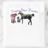 スターすごいはステッカーを扱う 長方形シール (バッグ)