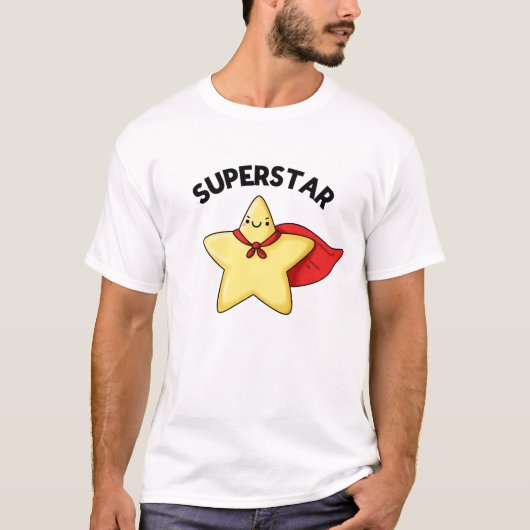 スターすごいオおもしろいストロノプン Tシャツ (正面)