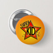 スターすごいキッドラウンドボタン 缶バッジ (正面&裏面)