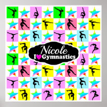 スターすごいギムナストガールデザイン