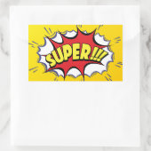 スターすごいスクールのシール 長方形シール (バッグ)