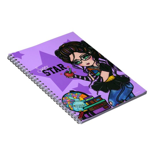 スターすごいスクール女子スマートノート ノートブック (右側)