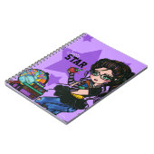 スターすごいスクール女子スマートノート ノートブック (左側)