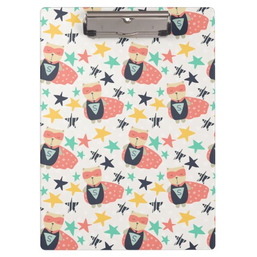 スターすごいヒーロー クリップボード (正面)
