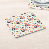 スターすごいヒーロー スクエアペーパーコースター (アングル)