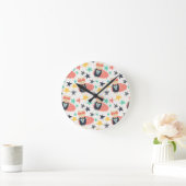 スターすごいヒーロー ラウンド壁時計 (ホーム)