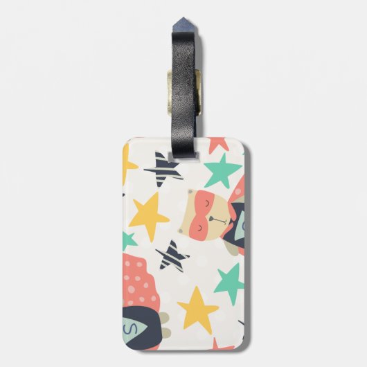スターすごいヒーロー ラゲッジタグ (裏面縦)
