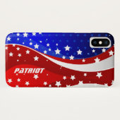 スターとストライプ愛国心 – アメリカ独立記念日 Case-Mate iPhoneケース (裏面(横))