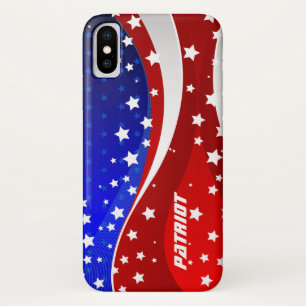 スターとストライプ愛国心 – アメリカ独立記念日 iPhone X ケース