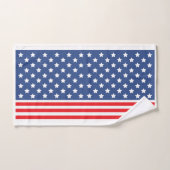 スターとストライプ愛国心 バスタオルセット (ハンドタオル)