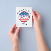 スターとストライプ投票USA – 選挙 チラシ (手)