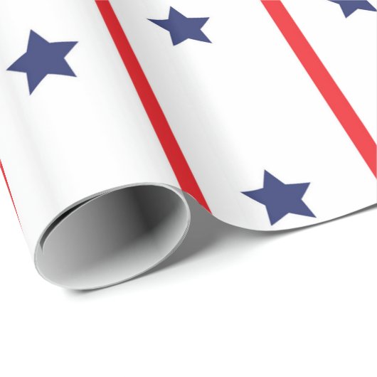 スターとストライプ独立記念日 ラッピングペーパー (ロールコーナー)
