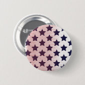 スターとストライプ7月アメリカ4日 缶バッジ (正面&裏面)