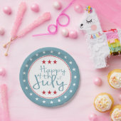 スターとストライプ7月4日PartyPaperプレート ペーパープレート (パーティー)