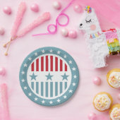スターとストライプ7月4日PartyPaperプレート ペーパープレート (パーティー)