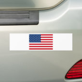 スターとストライプUSA バンパーステッカー (車上)