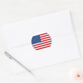 スターとストライプUSA ラウンドシール (封筒)