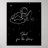 スターのウォールアートに向けて撮影する ポスター