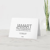 スターのグリーティングカード サンキューカード (裏面)
