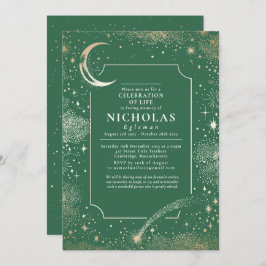 スターの愛する思い出の葬儀追悼サービス 招待状