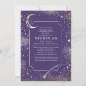 スターの愛する思い出の葬儀追悼サービス 招待状 (正面)