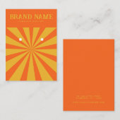 スターはっきりしたカラフルアモダンイヤリング表示カード 名刺 (正面/裏面)