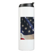 スターはっきりしたズとストライプ – 統一された州フラッグアート タンブラー (回転左)